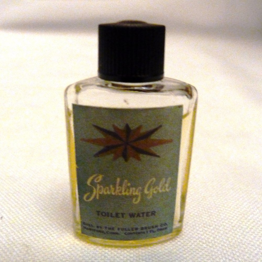 Fuller Brush Co 1950s Sample Miniature Full Bottle Toilet Water /Eau de Toilette